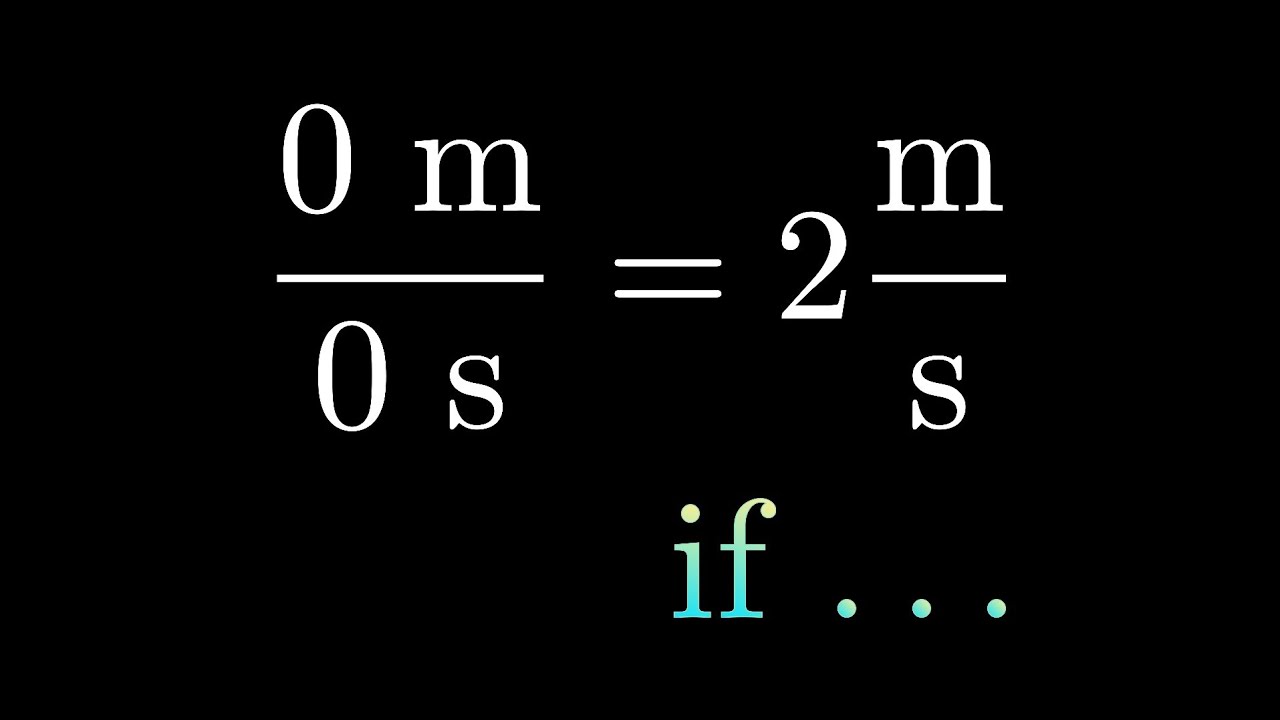 Nobody Divides by Zero. You Can.