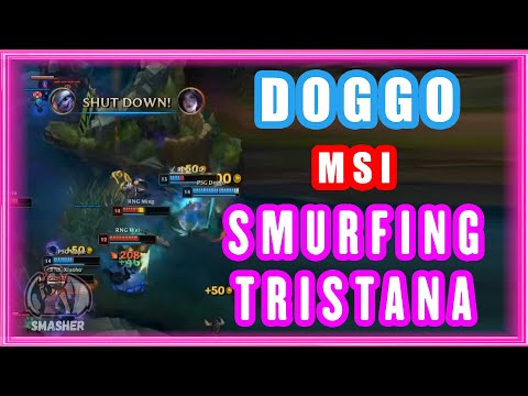 PSG Doggo SMURFING on Tristana | MSI 2021 | PSG vs RNG