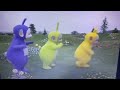The Teletubbies Run To The Magic Windmill To Last Action Hero Painting With Our Hands Feet
