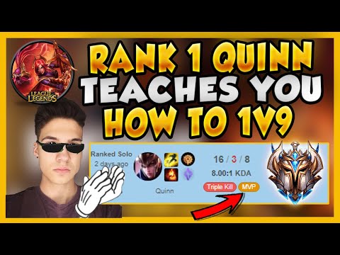 This is How You 1v9 With Quinn Top In CHALLENGER Elo! (COMPLETE MASSACRE) - League of Legends