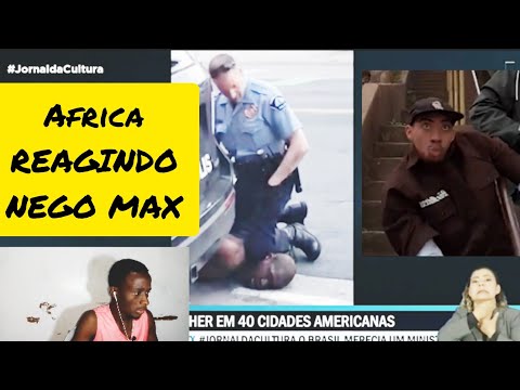 Africano REAGINDO Nego Max- versos pesados.