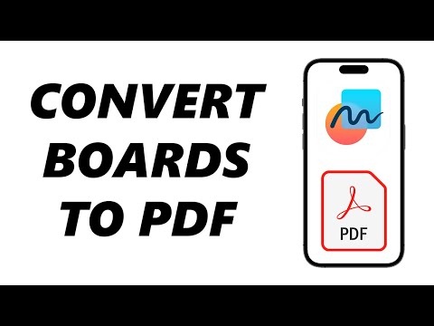 How To Convert Freeform Board To PDF Document