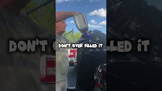 Mercury outboard motor oil change. #shorts #mercury #outboardmotor