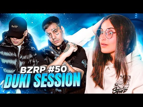 ESPAÑOLA REACCIONA A DUKI || BZRP Music Sessions #50