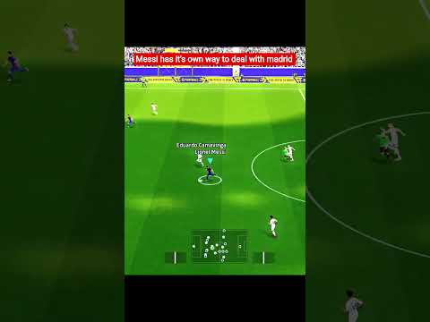Messi Had It's Own Way To Deal With Madrid✓ || #efootball #messi #messiskills #futbol #football #fcb