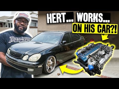 Hert's GS300 Build Goes From “Simple Build” to Full On Swap: 2JZ-GE to Aristo 2JZ-GTE!