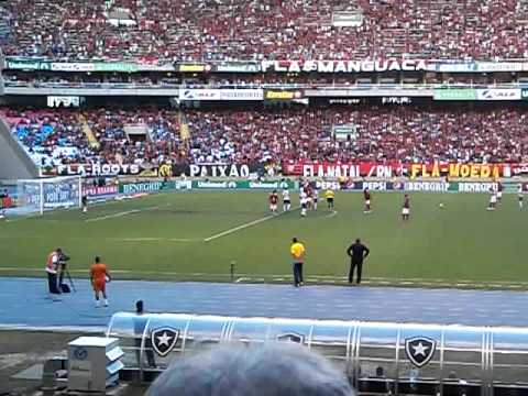 Gol de falta do Renato Abreu Flamengo x Corinthians 06/06/11