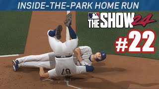 FIRST INSIDE-THE-PARK HOMER COMES IN THE WORLD SERIES! | MLB The Show 24 | Road to the Show #22