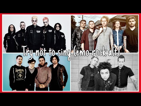 Try not to sing (emo,rock,alt) part 4 🖤