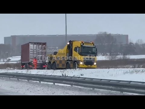 Snow and ice ground flights in the Netherlands