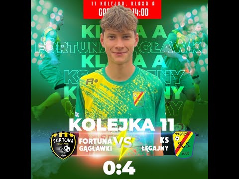 Fortuna Gągławki – KS Łęgajny 0:4 (A-klasa, 11. kolejka, 25.10.2025) | Skrót meczu