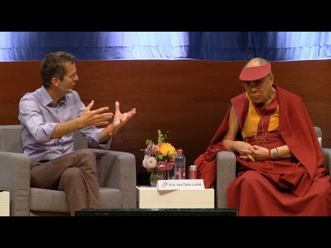 Presenting the ideas of Reinventing Organizations to His Holiness the Dalai Lama