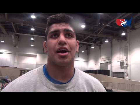 Amarveer Dhesi (NWRTC) wins 120 KG FILA Junior Championship