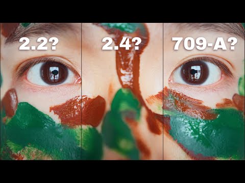 Gamma 2.2 vs 2.4 vs Rec. 709A - Which is the Right Output Gamma for Youtube Videos?