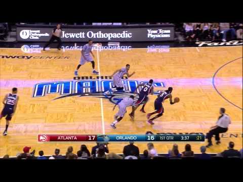 DeMarre Carroll Highlights Hawks vs. Magic 12.13.2014 - 7 Points, 6 Rebounds