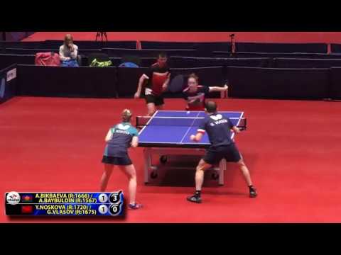 BIKBAEVA, BAYBULDIN - NOSKOVA, VLASOV 6 #RUSSIAN #Championships #tabletennis #настольныйтеннис