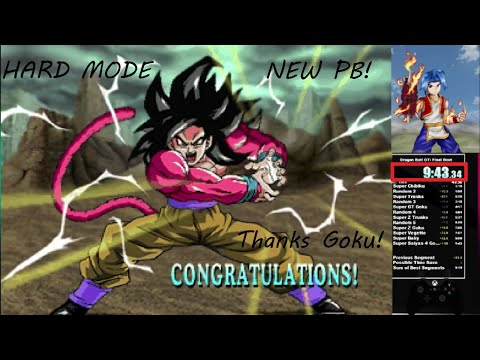 Dragon Ball GT Final Bout Any% Speedrun in 9:43 [Hard Difficulty]