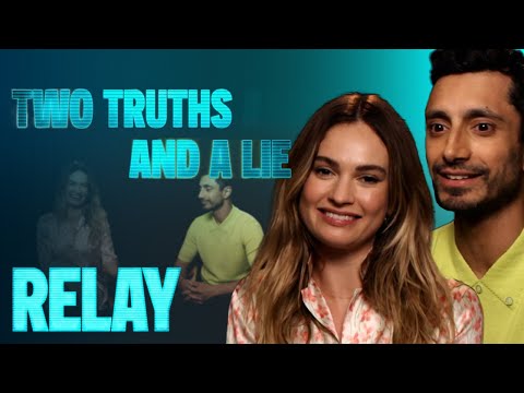 Riz Ahmed & Lily James Play 2 Truths 1 Lie