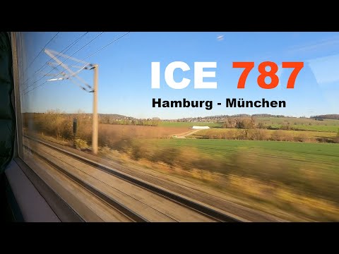 Mit dem ICE 1 von Hamburg nach München: ICE 787 Mitfahrt | Teil 1