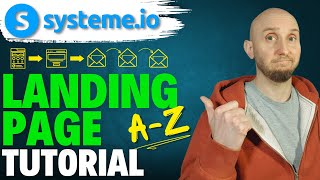 Systeme.io Landing Page TUTORIAL - (A-Z) Landing Page + Email Set up In MINUTES! 🔥