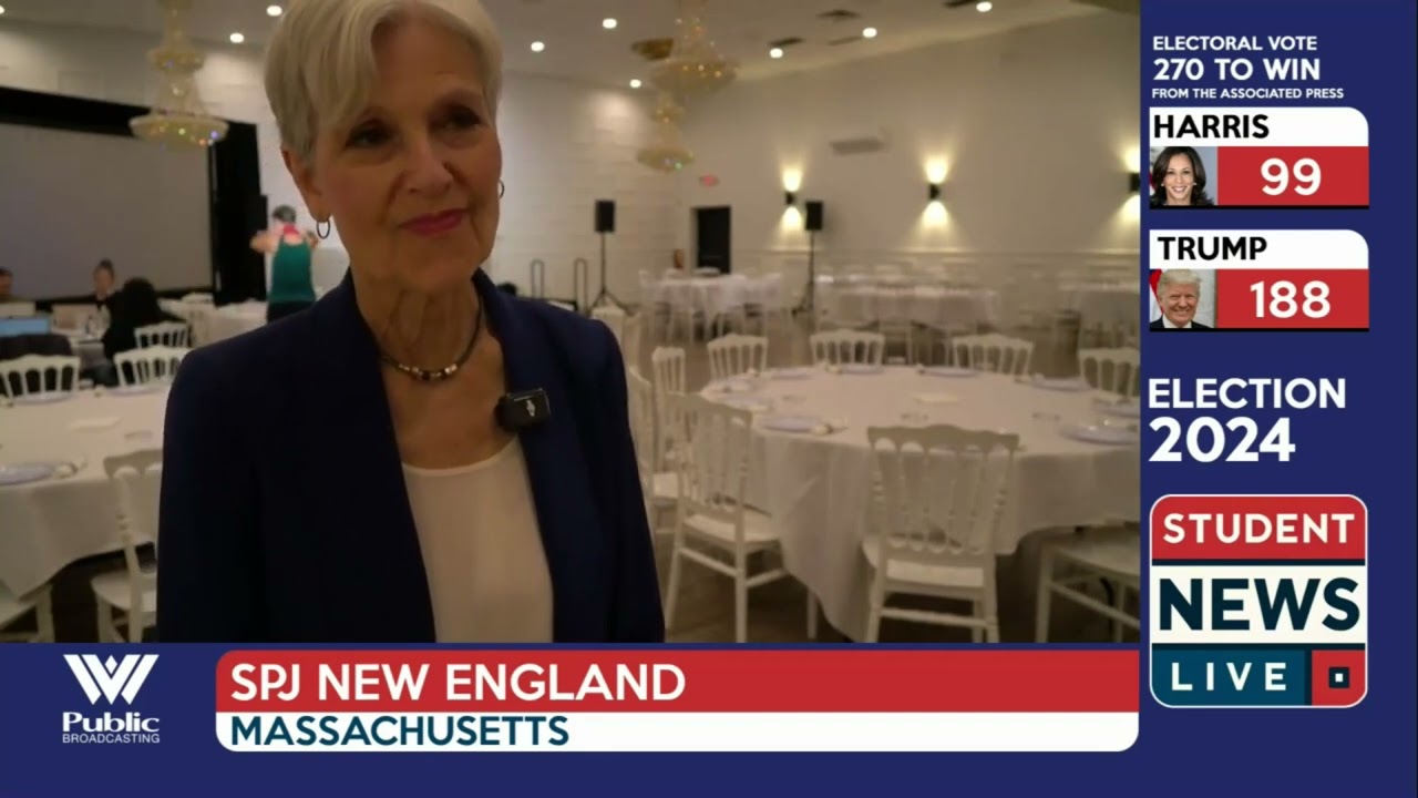 SPJ-NE/Student News Live 2024  Jill Stein, Green Party Presidential Candidate (broadcast version)