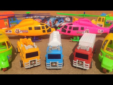 Thumbnail for toy helicopter ka video | gadi wala cartoon | tractor, damper truck | 15 Dollar investment Total by Tarrant automobile