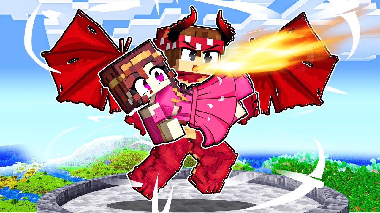 JOGANDO como um DRAGÃO SEGURANÇA no Minecraft!