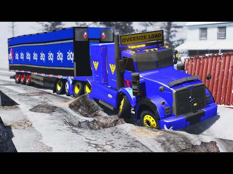 Trucks vs Potholes #37 | BeamNG.DRIVE