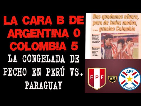 Cuando Perú y Paraguay  ayudaron a Argentina a entrar al Repechaje (1993)