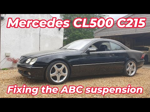 Our plucky Mercedes CL500 C215 - fixing the ABC suspension