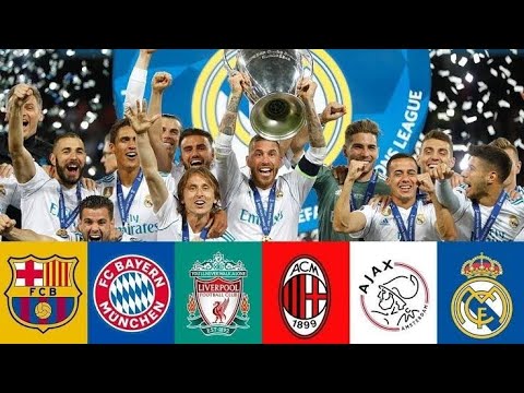 كل نهائيات دوري ابطال اروبا من 1956 / 2019