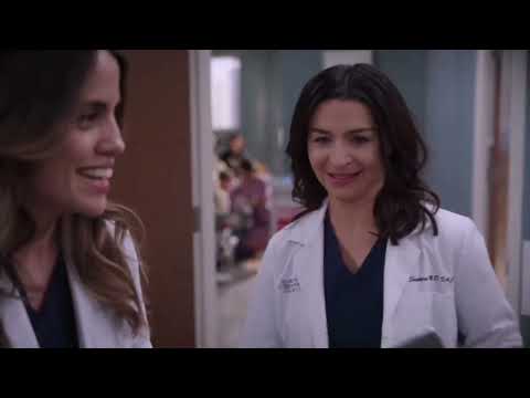 Amelia and Monica | Grey's Anatomy season 20x03 | scene 3 part 1