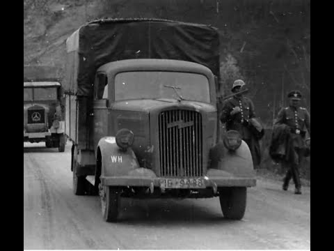 Opel truck diorama Built from a Roden kit