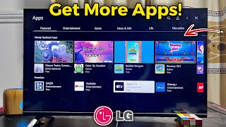 How to Get More Apps on LG Smart TV!