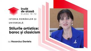 Stilurile artistice baroc și clasicism