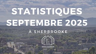 STATISTIQUES IMMOBILIÈRES  de Sherbrooke pour septembre 2025  🚀 - Immobilier