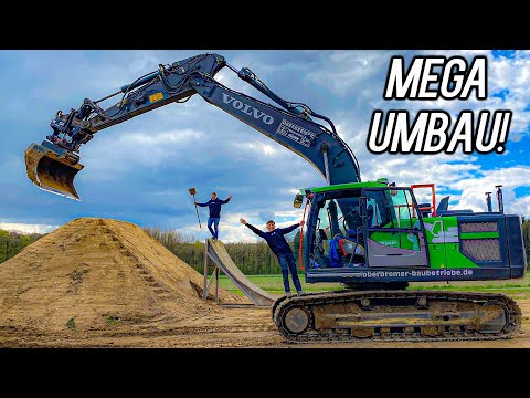 Der Mega Umbau beginnt! Bikepark im Garten!
