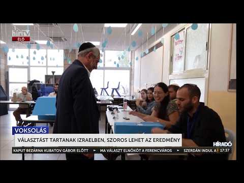 Sorsdöntő választás Izraelben: Netanjahu hatalma is veszélybe kerülhet- HírTV
