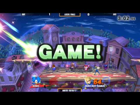 WBB 95  Juice (ZSS) vs 6WX (Sonic)   Losers Finals   Smash 4 Singles