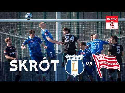Pogoń-Sokół Lubaczów - Cracovia II | SKRÓT | 20. KOLEJKA BETCLIC 3. LIGA 2025/2026