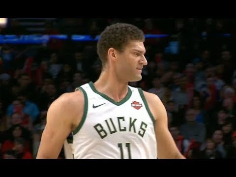 Brook Lopez Highlights vs Blazers RS19G10 - 22 Pts, Splashing 3s (06.11.18)