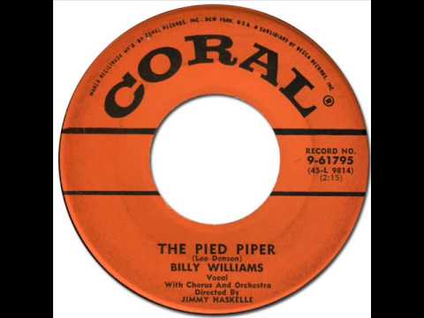 BILLY WILLIAMS - The Pied Piper [Coral 9-61795] 1957