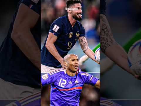 Olivier Giroud BREAKS Thierry Henry Goal Record 😯 | France vs Poland