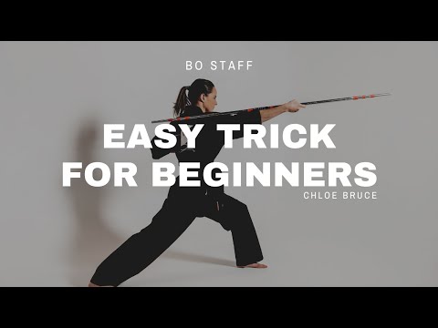 Easy Bo Staff Trick for Beginners | Karate, Taekwondo, Martial Arts