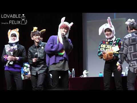 [fancam]181101 스트레이키즈 팬사인회② (StrayKids Felix focus)