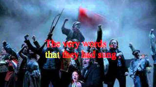Empty chairs at empty tables (Karaoke-version with lyrics) from &#39;Les Miserables&#39;