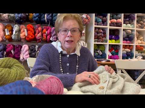 Episode 97: Tips for picking up stitches for button + neck band, new projects,  yarns, stuff to read