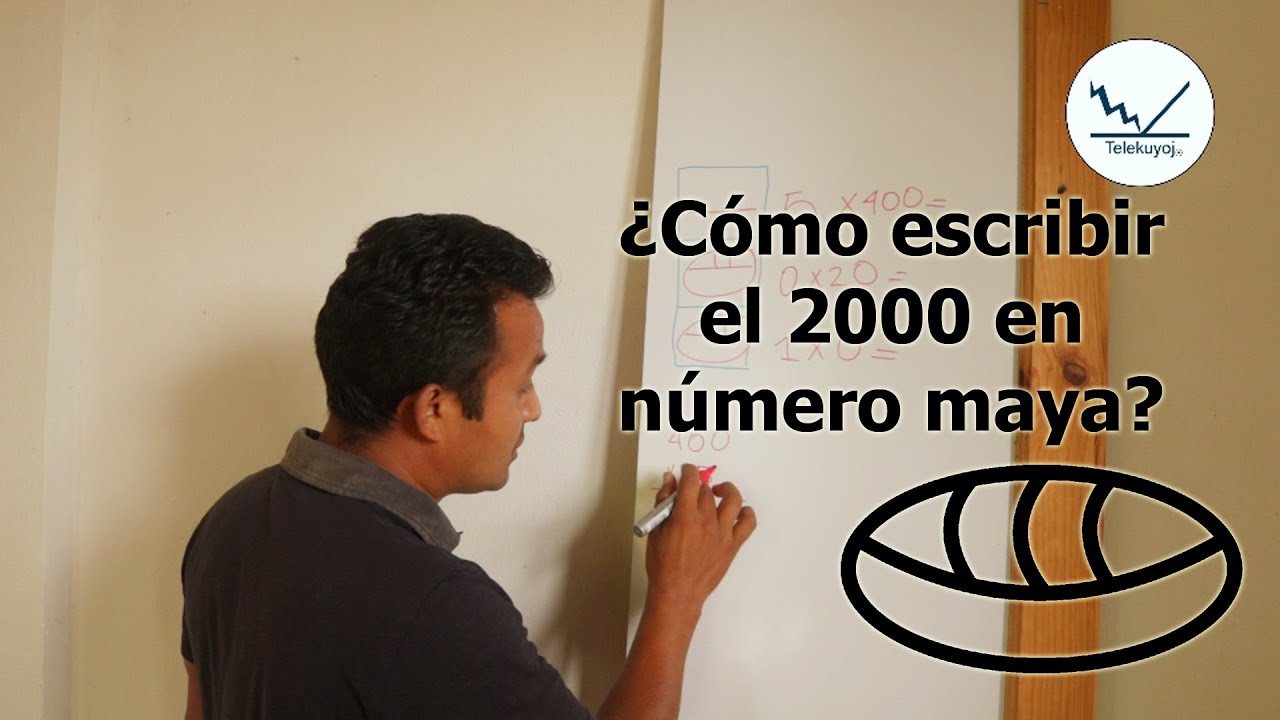 ¿Cómo se escribe 2000 en maya