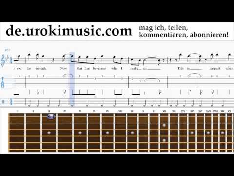 Gitarrenunterricht Ariana Grande - Break Free Noten Lernen Teil#2 um-995