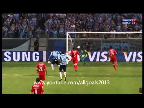 Gol do Elano - Grêmio (5) 1 x 0 (4) LDU - Libertadores 2013